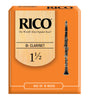 Rico Bb Clarinet Reeds, Strength 1.5, 10-pack - RCA1015