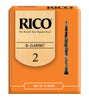 Rico Bb Clarinet Reeds, Strength 2.0, 10-pack - RCA1020