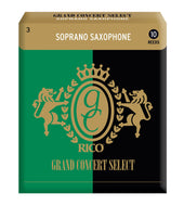 Rico Grand Concert Select Soprano Sax Reeds, Strength 3.0, 10-pack - RGC10SSX300
