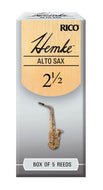 Hemke Alto Sax Reeds, Strength 2.5, 5-pack - RHKP5ASX250