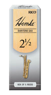 Hemke Baritone Sax Reeds, Strength 2.5, 5-pack - RHKP5BSX250