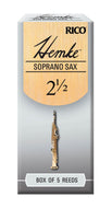 Hemke Soprano Sax Reeds, Strength 2.5, 5-pack - RHKP5SSX250
