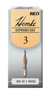 Hemke Soprano Sax Reeds, Strength 3.0, 5-pack - RHKP5SSX300