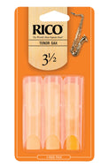 Rico Tenor Sax Reeds, Strength 3.5, 3-pack - RKA0335