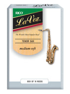 La Voz Tenor Sax Reeds, Strength Medium-Soft, 10-pack - RKC10MS