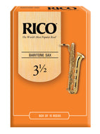 Rico Baritone Sax Reeds, Strength 3.5, 10-pack - RLA1035