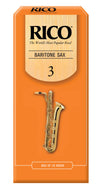 Rico Baritone Sax Reeds, Strength 3.0, 25-pack - RLA2530