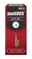 Rico Plasticover Alto Sax Reeds, Strength 4.0, 5-pack - RRP05ASX400