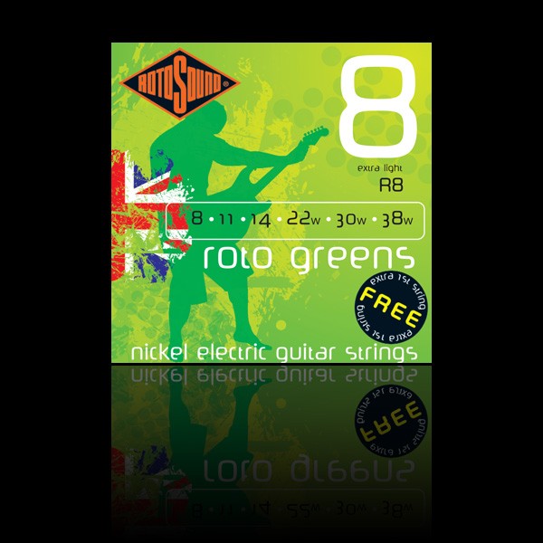 Rotosound R8 Greens 8-30
