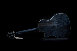 Rathbone No.3 - Sitka Spruce/Maple Cutaway Elec - Black