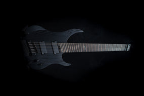 Legator Ghost 7 String Guitar, Performance Series. Fan Frets. Stealth Black.