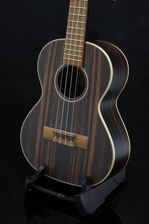 Kala KA-EBY-T Tenor Ebony Striped Top, Back & Sides Ukulele