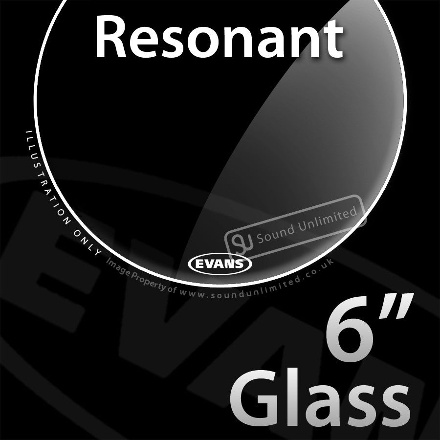 Evans TT06RGL 6 inch Resonant Glass