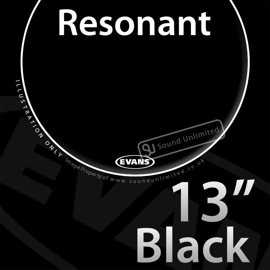 Evans TT13RBG 13 inch Resonant Black