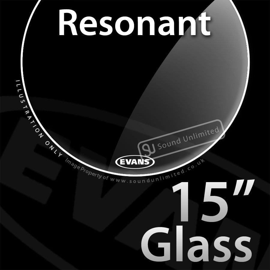 Evans TT15RGL 15 inch Resonant Glass