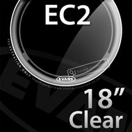 Evans TT18EC2S 18 inch EC2 Batter Clear 2-ply
