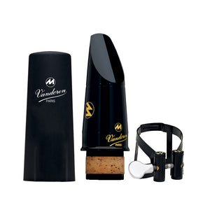 Vandoren Mouthpiece/Ligature/Cap Set Masters CL5+Black+Plastic - CM60058KB