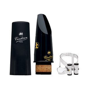 Vandoren Mouthpiece/Ligature/Cap Set Masters CL5+Silver+Plastic - CM60058KS