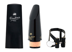 Vandoren Mouthpiece/Ligature/Cap Set Masters CL6+Black+Plastic -13 Series - CM64068KB