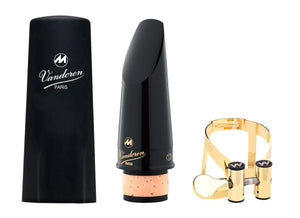 Vandoren Mouthpiece/Ligature/Cap Set Masters CL6+Gold Pl+Plastic -13 Series - CM64068KG