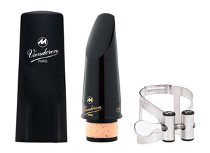 Vandoren Mouthpiece/Ligature/Cap Set Masters CL6+Silver+Plastic -13 Series - CM64068KS