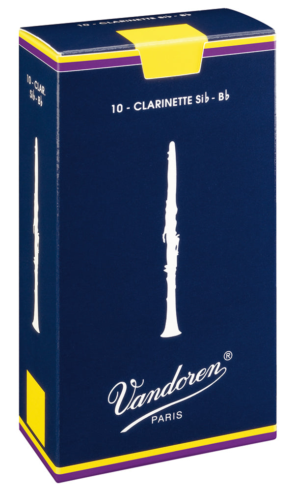 Vandoren Reeds Clarinet Bb 3 Traditional  (10 BOX) - CR103