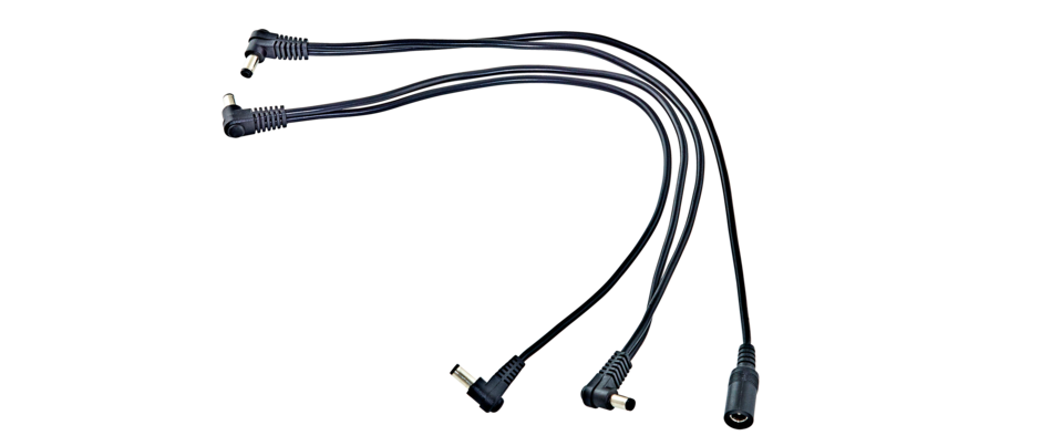 Ortega DC power splitter cable 1.4m cable length 4 Head