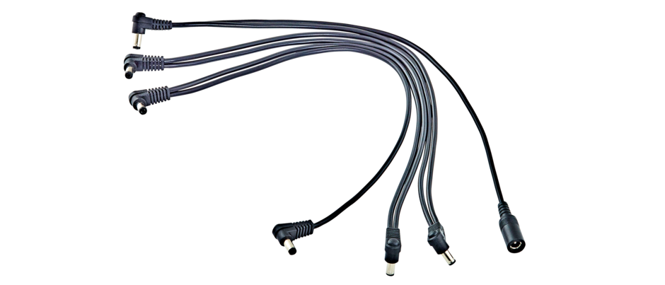 Ortega DC power splitter cable 2.0m cable length 6 Head