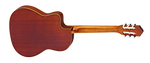 Ortega Classical Guitar. Spruce top.mahogany back, sides and neck. Walnut fretboard and bridge.Magus Preamp, Deluxe Gig Bag.