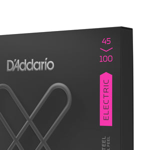 D'Addario XTB45100, XT Bass Nickel Plated Steel, Regular Light, Long Scale, 45-100