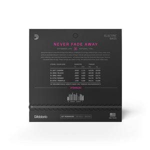 D'Addario XTB45130, XT Bass Nickel Plated Steel, Regular Light, 5-String Long Scale, 45-130