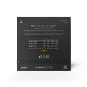 D'Addario XTB50105, XT Bass Nickel Plated Steel, Medium, Long Scale, 50-105