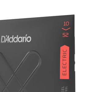D'Addario XTE1052, XT Electric Nickel Plated Steel, Light Top/Heavy Bottom, 10-52
