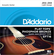 DAddario EFT16 12-53 Flat Tops