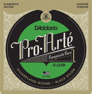 D'Addario EJ25B Pro-Arte Black Nylon Composite Flamenco Guitar Strings