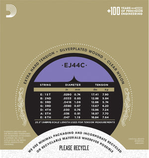 DAddario EJ44C Pro-Arte Composites Extra Hard Tension