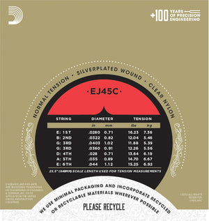 DAddario EJ45C Pro-Arte Composites Normal Tension