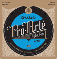 DAddario EJ48 Pro-Arte Gold Plated-Clear Hard Tension