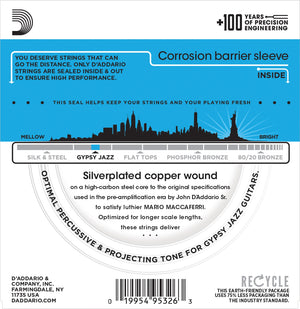 DAddario EJ83L Gypsy Jazz 10-44