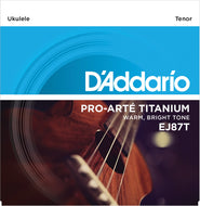 D'Addario EJ87T Titanium Ukulele Strings, Tenor