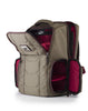 GruvGear Club Bag Elite - Flight-Smart Tech Backpack (Pewter, Leather Trim)  - GG-CLUBLT