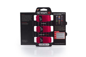 GruvGear FretWraps HD "Fire" 3-Pack (Red, Small) - GG-FW3RD-SM