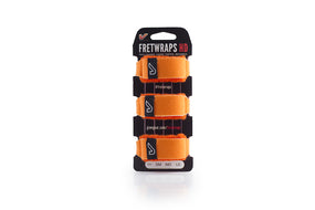 GruvGear FretWraps HD "Flare" 3-Pack (Orange, Small) - GG-FW3OR-S