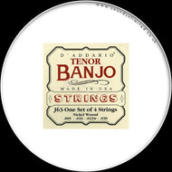 DAddario J63 Tenor Banjo, Nickel Wound