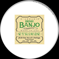 DAddario J63i Irish Tenor Banjo, Nickel Wound