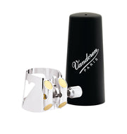Vandoren Ligature & Cap Clarinet Bb Silver+Plastic - LC01P