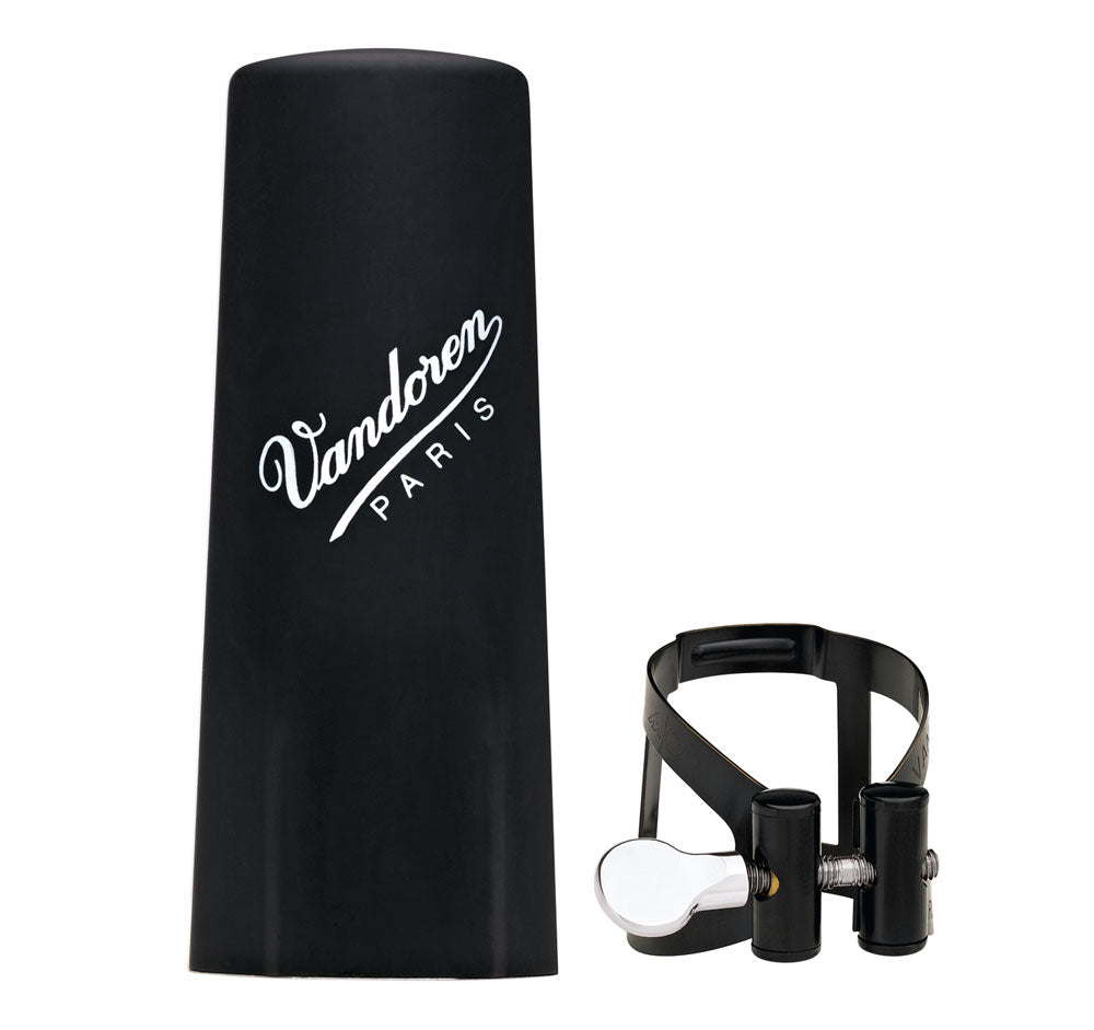 Vandoren Ligature & Cap Bass Clarinet Black M/O+Plastic - LC54BP