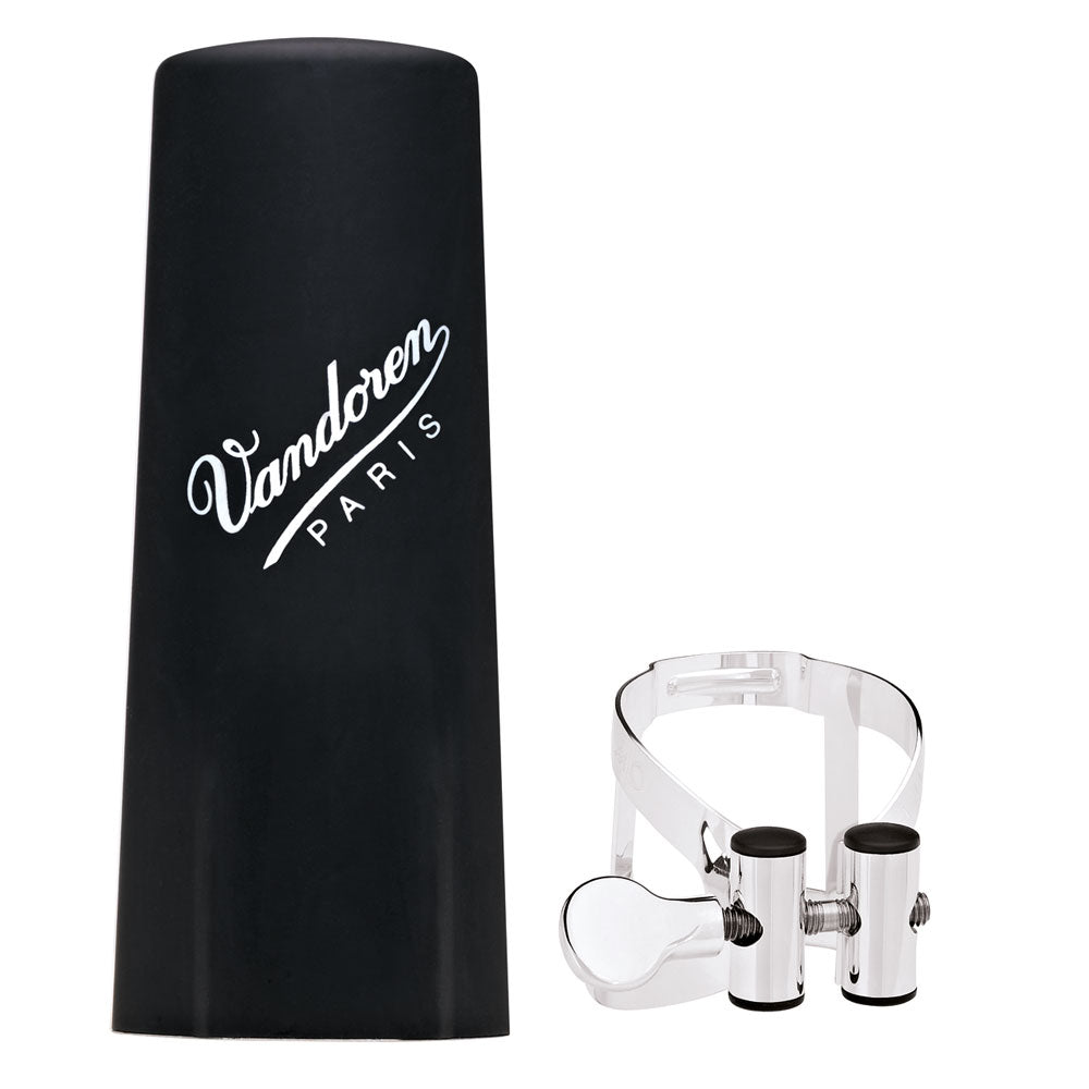 Vandoren Ligature & Cap Bass Clarinet Silver M/O+Plastic - LC54SP