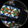 Planet Waves Stained Glass Guitar Strap 50E02