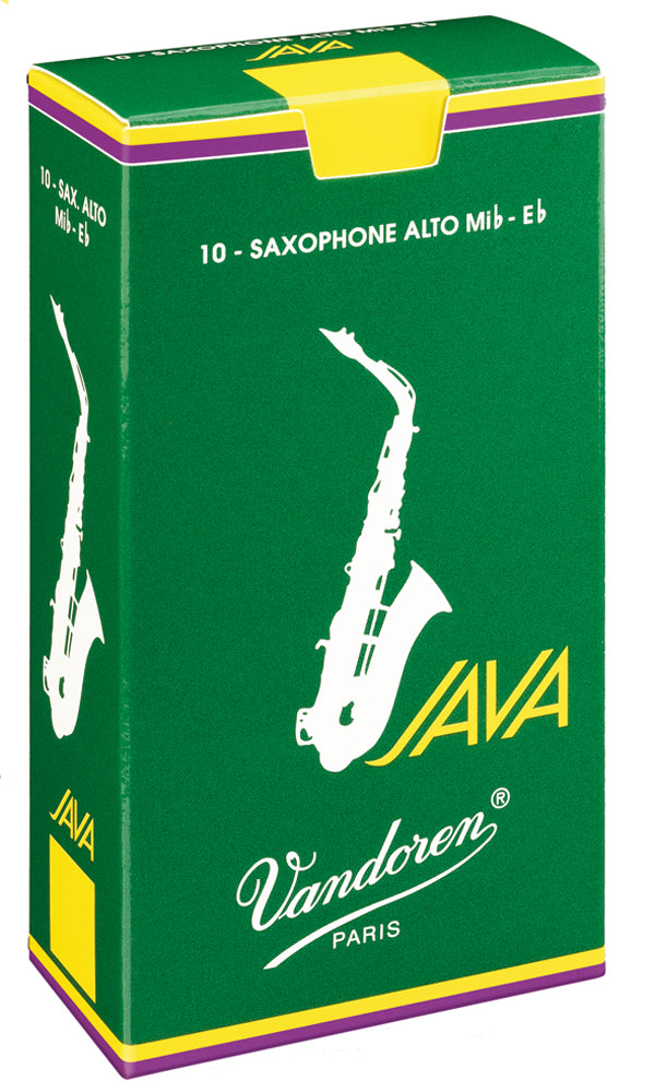 Vandoren Reeds Alto Sax 2 Java (10 BOX) - SR262